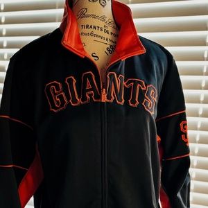 SF Giants Zip Up  Jacket in Great Condition. Stitches Brand Size Large